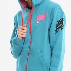 J!NX Overwatch Zarya Hoodie. Hot Topic